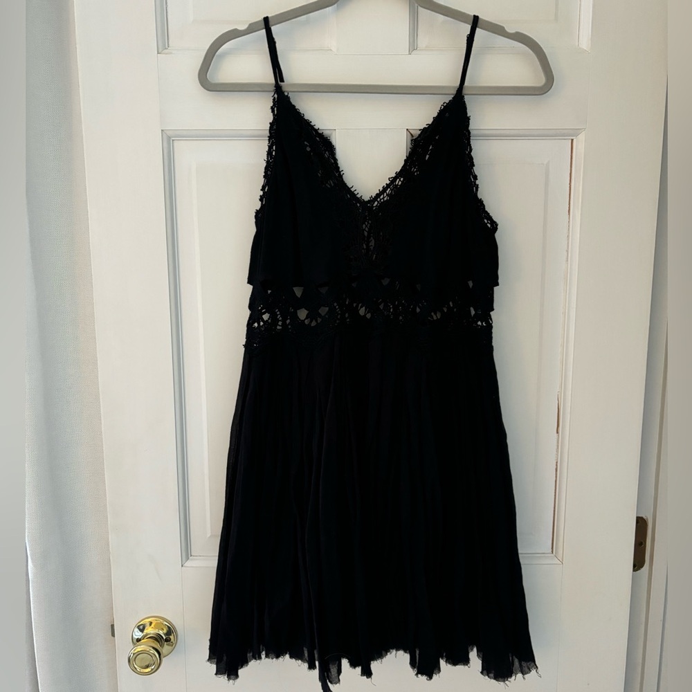 Free People black mini dress